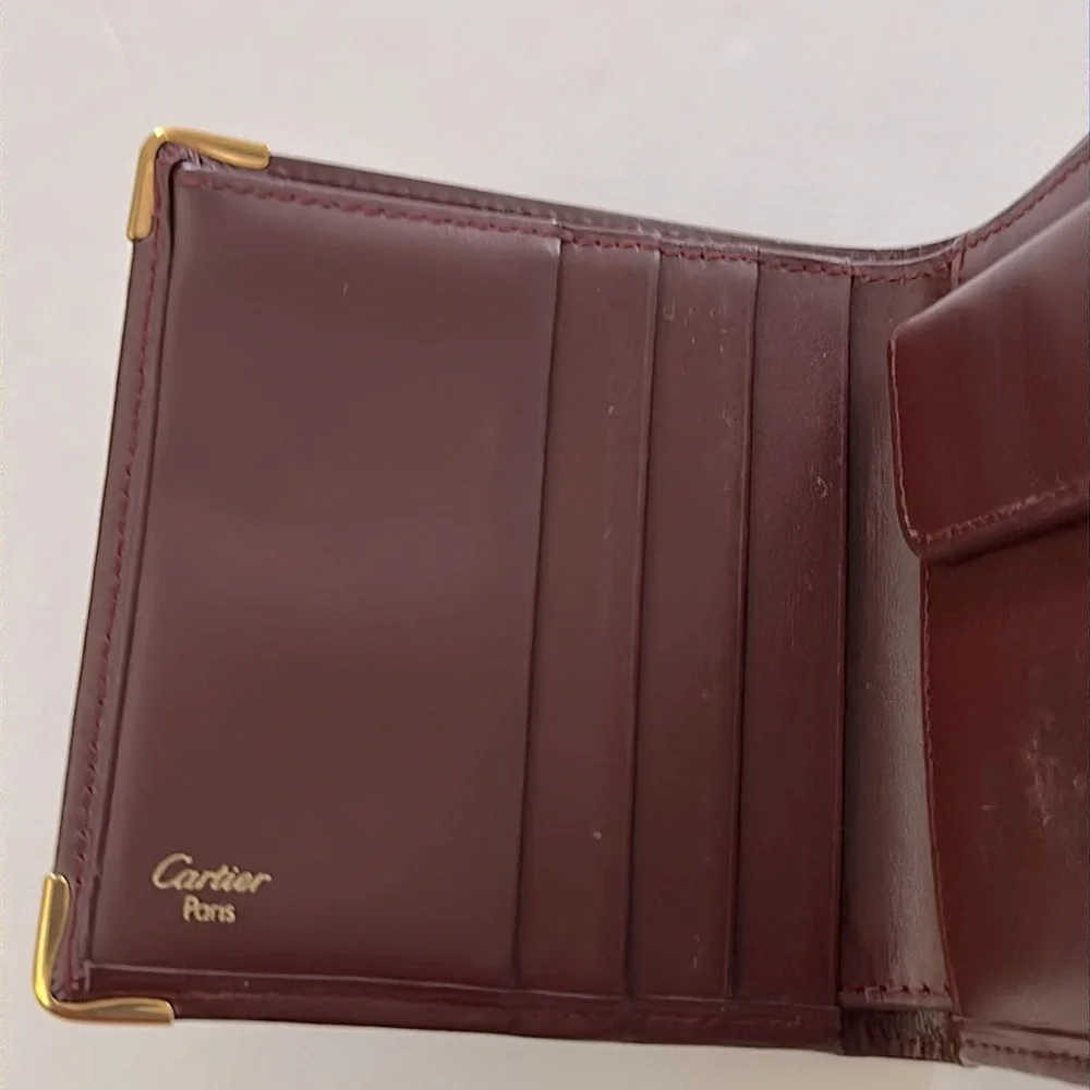 CARTIER || Unisex Bifold Wallet. Sz. OS - Picture 8 of 13
